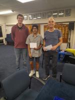 Alan &amp; Marcus with Tauranga President Mike Newton