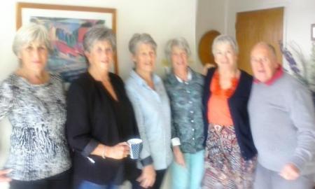 Matamata: Lois, Jeanette, Elaine, Robyn, Carol and Mike at the Matamata Junior Tournament on Saturday.